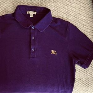 Burberry Brit cotton polo shirt (eggplant)
